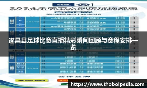 遂昌县足球比赛直播精彩瞬间回顾与赛程安排一览
